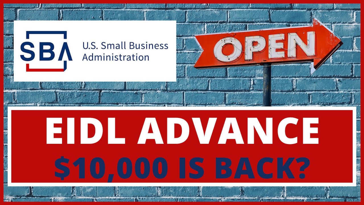 SBA $10,000 EIDL Grant Reopens!!! Stimulus Check (Economic Injury Disaster Loan for Small Business)