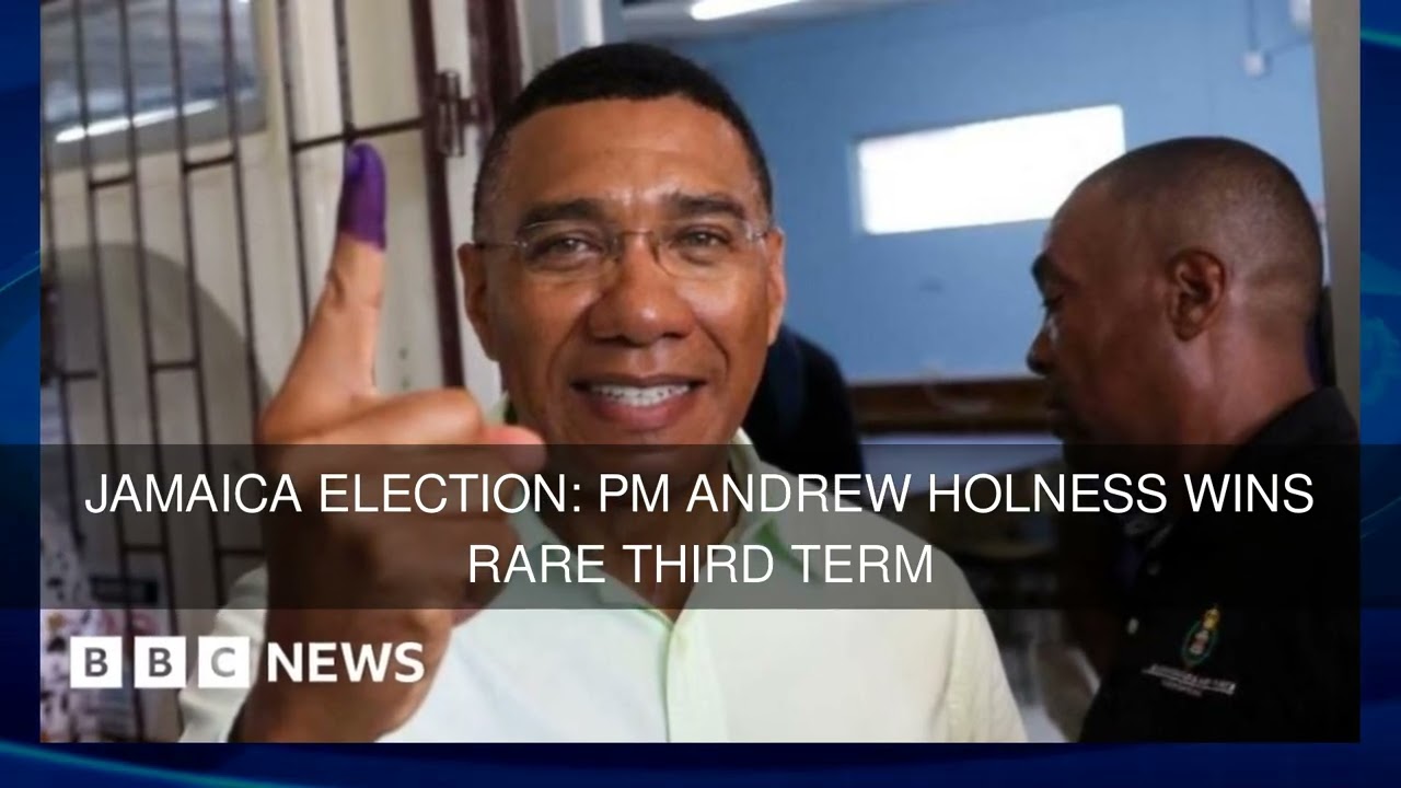 Jamaica election: PM Andrew Holness wins rare third term