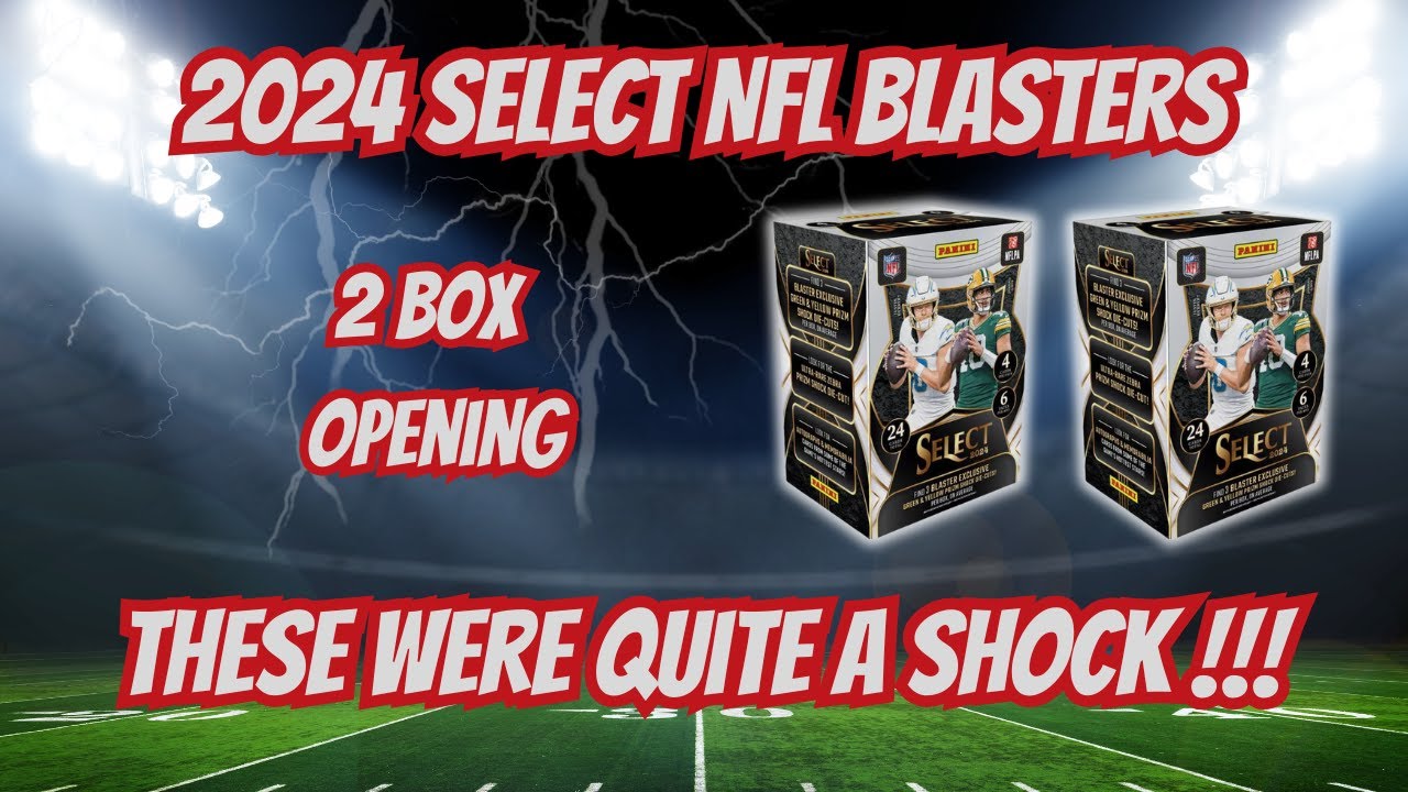 ⚡These were quite a SHOCK!!!⚡ 2024 Select NFL Blaster Box Opening x2