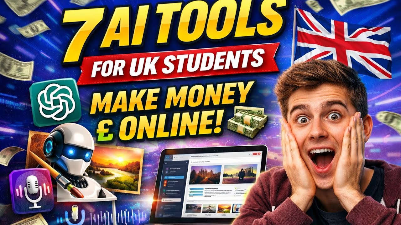 7 AI Tools That Can Make Students Money in the UK (2026)!!