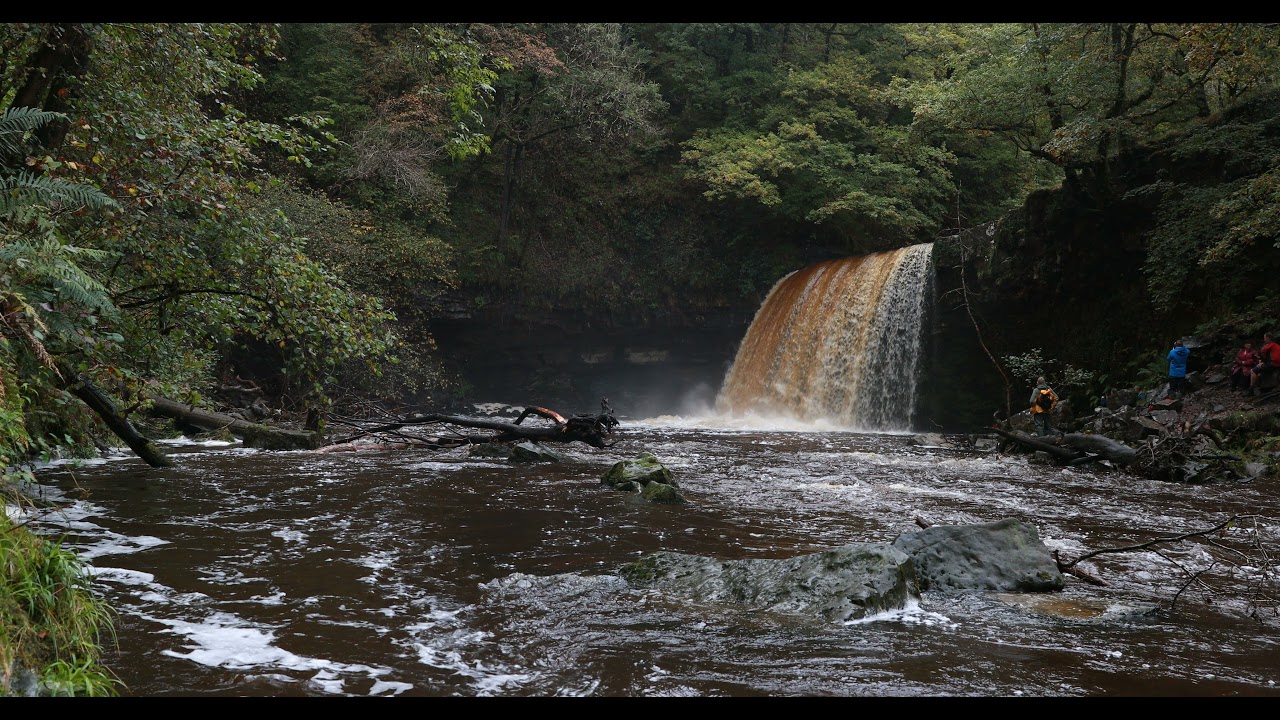★ 4K - Sgwd Gwladys - Lady Falls - Vale of Neath, October 20th 2021