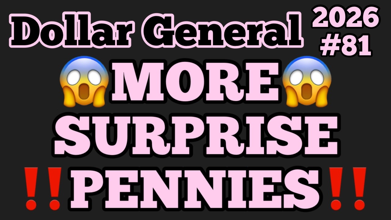 2026#81😱Dollar General Couponing😱OMG‼️MORE SURPRISE PENNIES‼️MUST WATCH👀👀