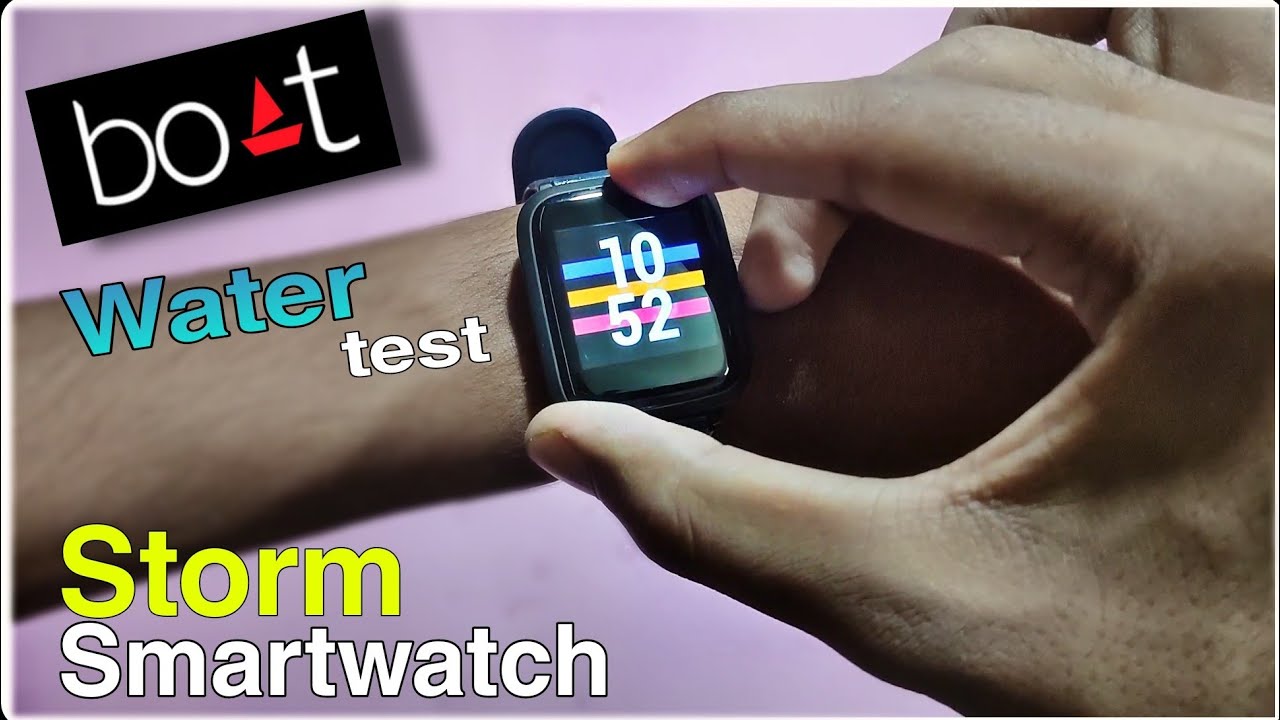 boAt Storm watch - Smartwatc Complete Review with Water test and Unboxing | Daily Life DIY