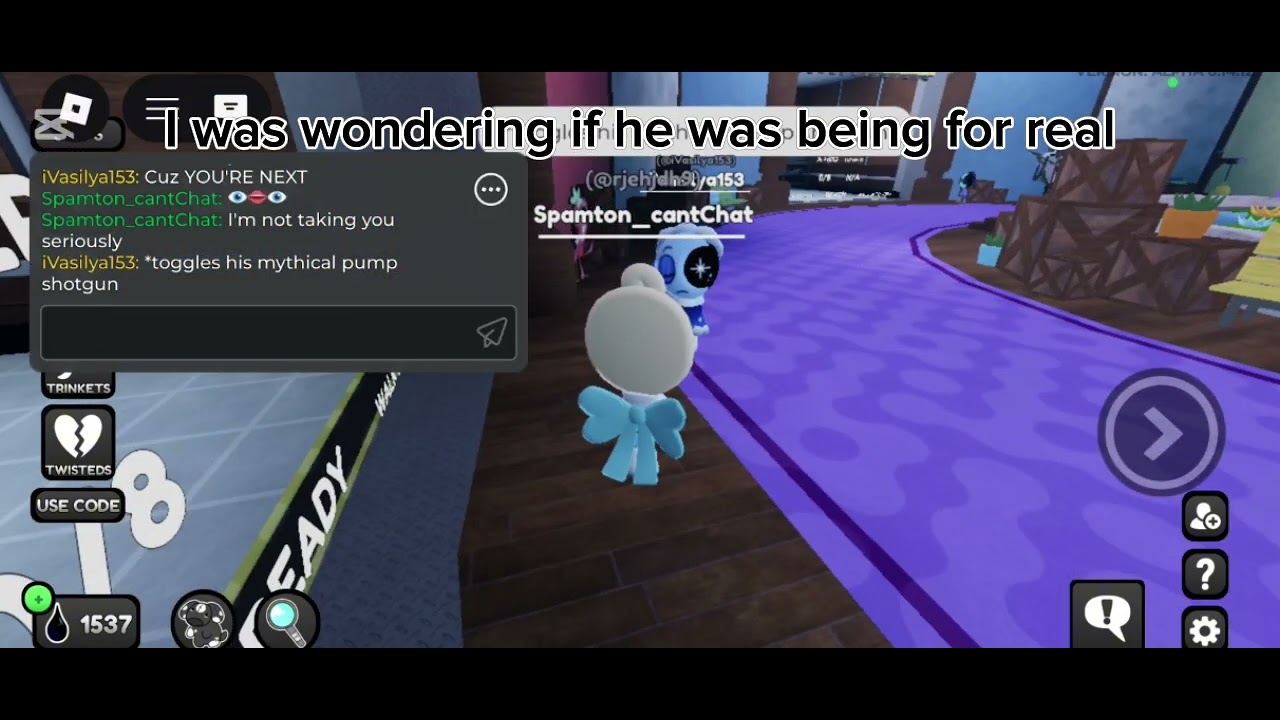 Weird dandy's world person pls click on video 