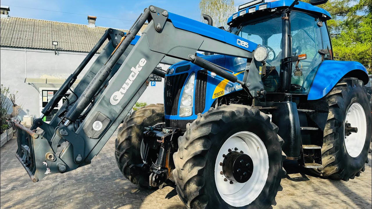 New holland T8030, 307 KM z turem QUICKE Q85, pneumatyka/prezentacja/for sale/na sprzedaż *PESTROL*