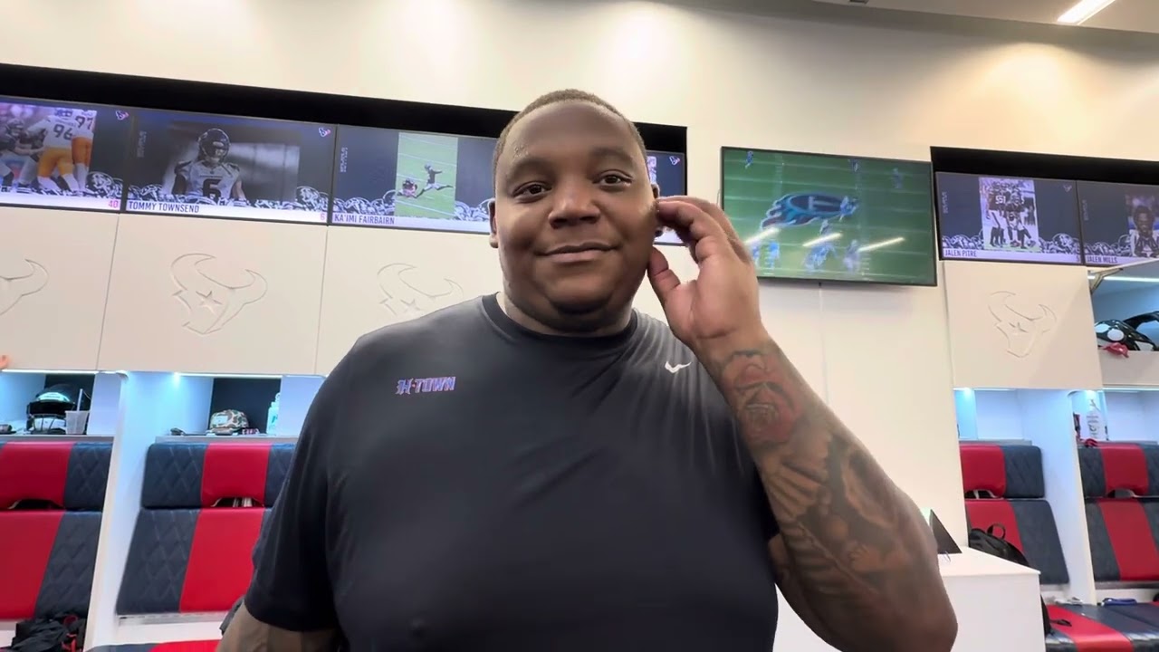 Trent Brown | Talks Return, Mentoring Ersery & Texans O-Line