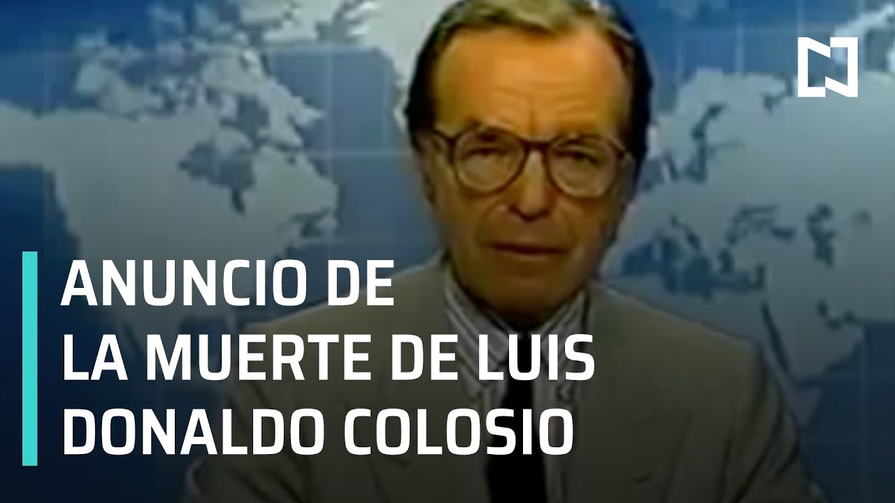 Anuncio de la muerte de Luis Donaldo Colosio; Programa Completo