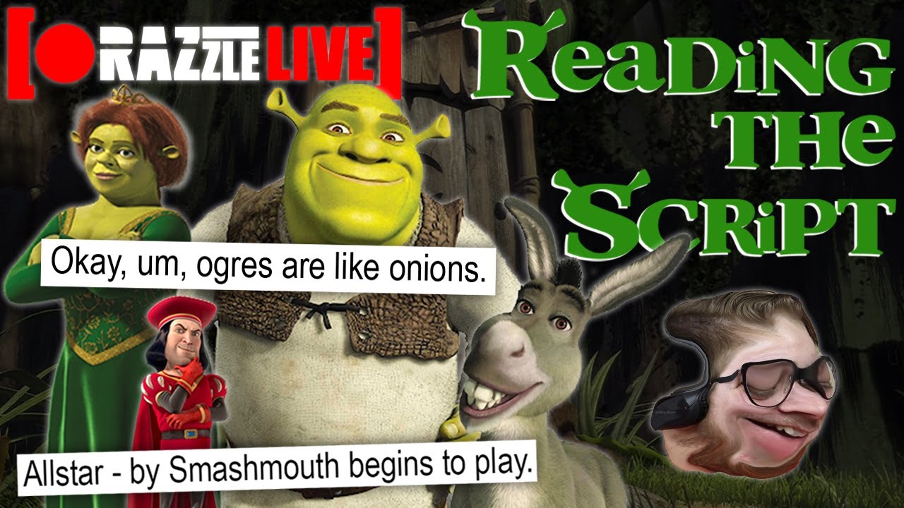 We get drunk and read the ENTIRE SHREK SCRIPT (in costume)