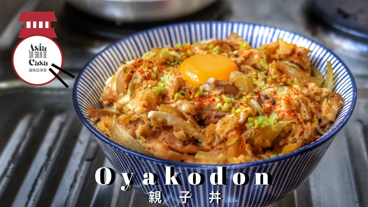 OYAKODON - Cuenco de arroz con pollo y huevo