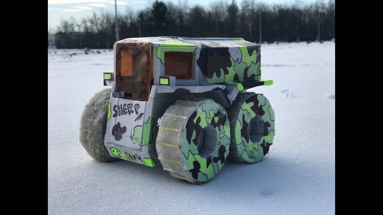 DIY Дикий российский RC внедорожник Шерп - Удивительная игрушка