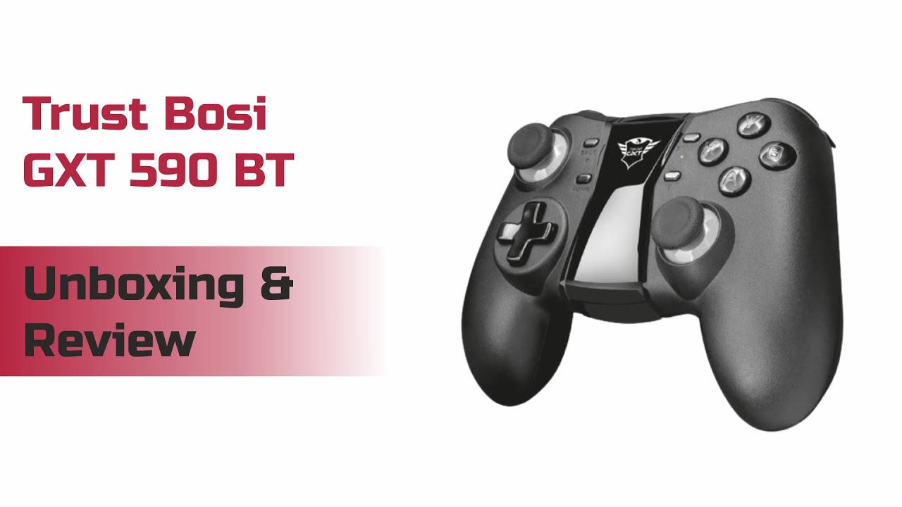 Great wireless controller from Trust Bosi GXT 590 BT - Unboxing & Review