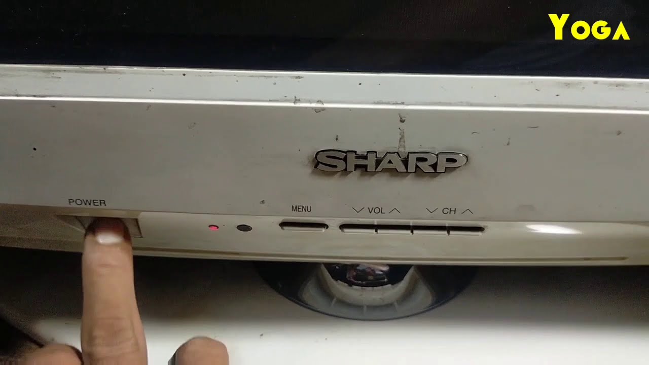 Memperbaiki tv Sharp ada suara tidak ada gambar