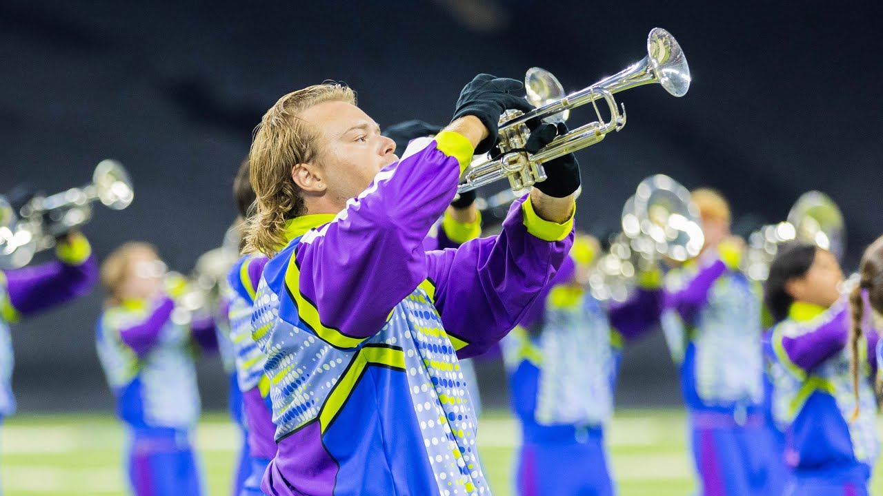 Blue Stars 2025 Upper Lead Trumpet Headcam - Braden Williams