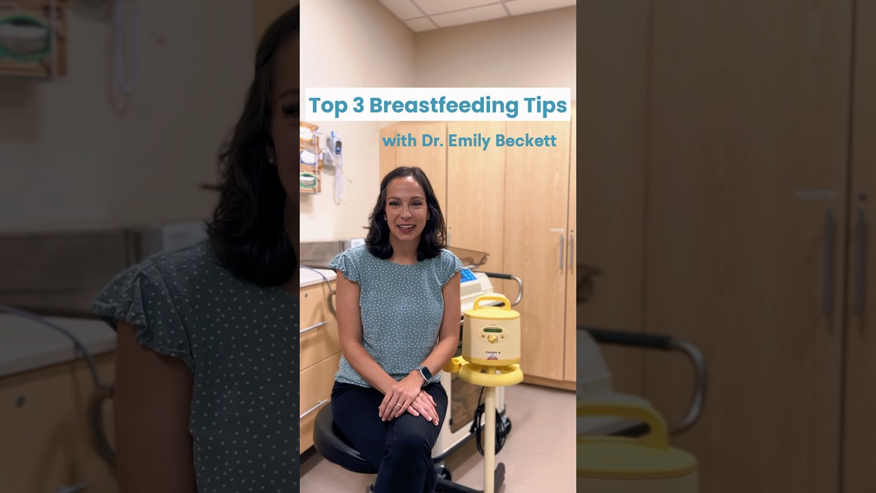 Top 3 #Breastfeeding Tips for #NewMoms with Dr. Emily Beckett