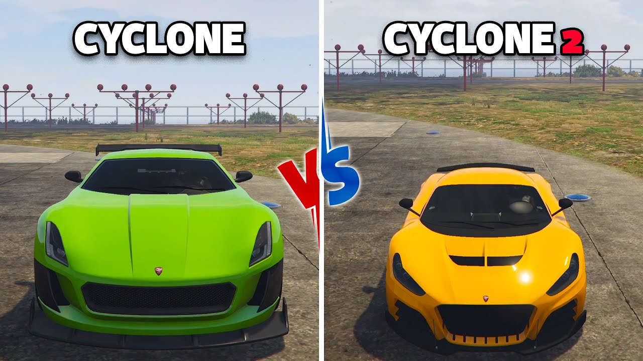 GTA 5 ONLINE - CYCLONE 2 VS CYCLONE (WHICH IS FASTEST?) | PS5