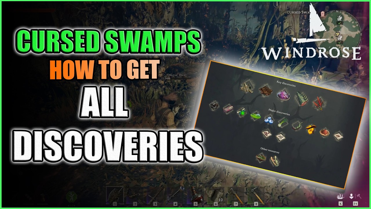 Stop Searching! Every Cursed Swamps Discovery Location in Windrose | Windrose #windrose #farming