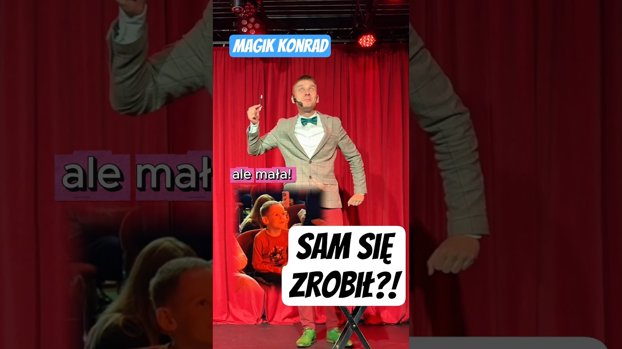 Problemy z głosem na pokazie... 😭🤣 #magikkonrad #komedia #radośćdziecka