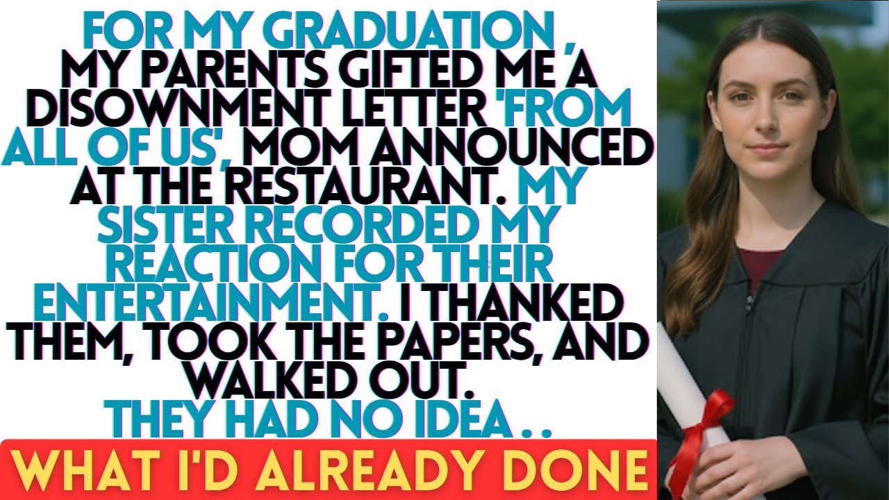 My Parents Gave Me Disownment Papers For My Graduation    Until The CEO Called My Name   They Froze
