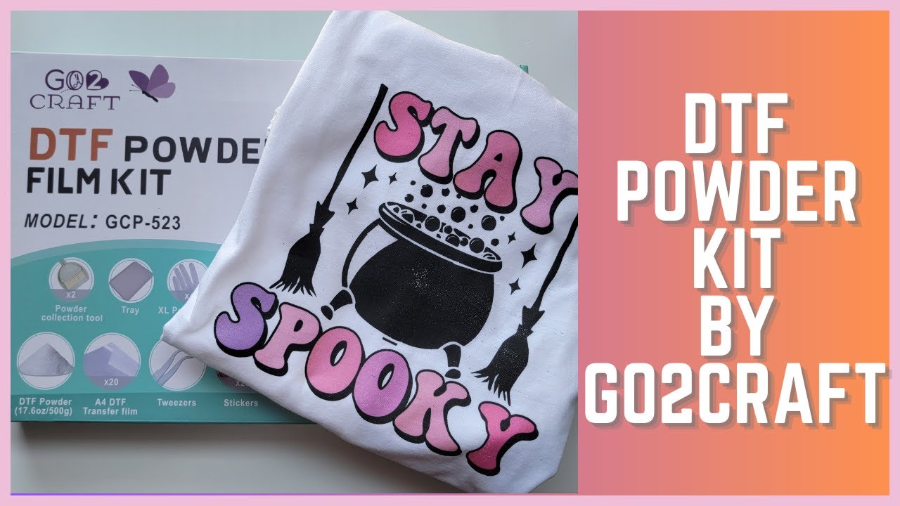DTF Powder Kit - Convert Your Sublimation Prints To DTF Prints! Go2CraftI Period Six Designs