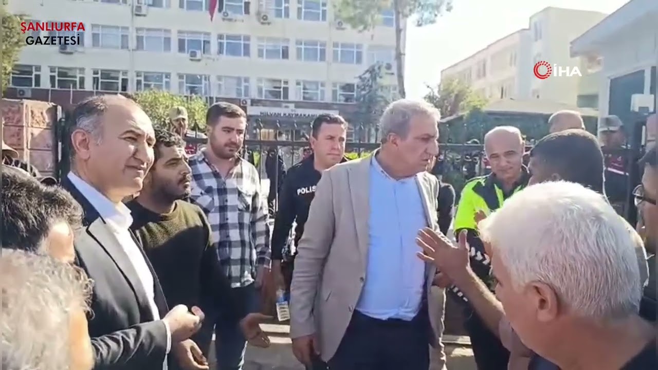 Şanlıurfa Hilvan&rsquo;da Cenaze Gerginliği!