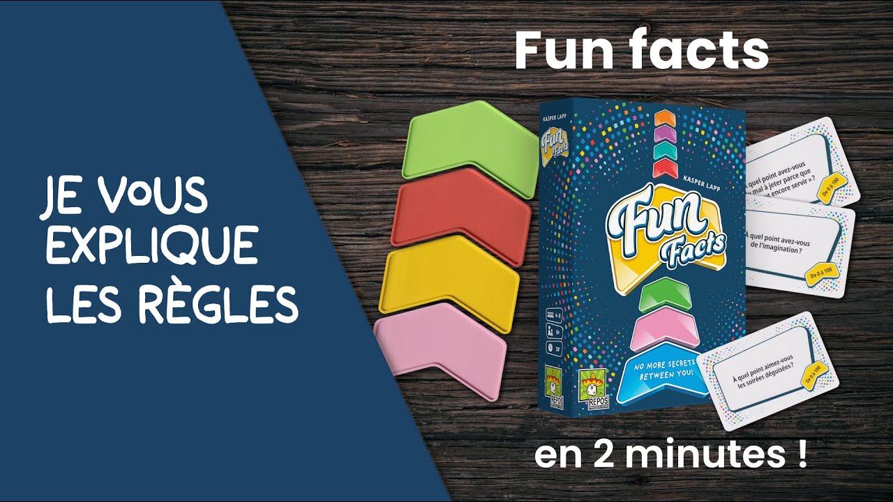 Je vous explique les r&egrave;gles du jeu FUN FACTS en moins de 2 minutes!