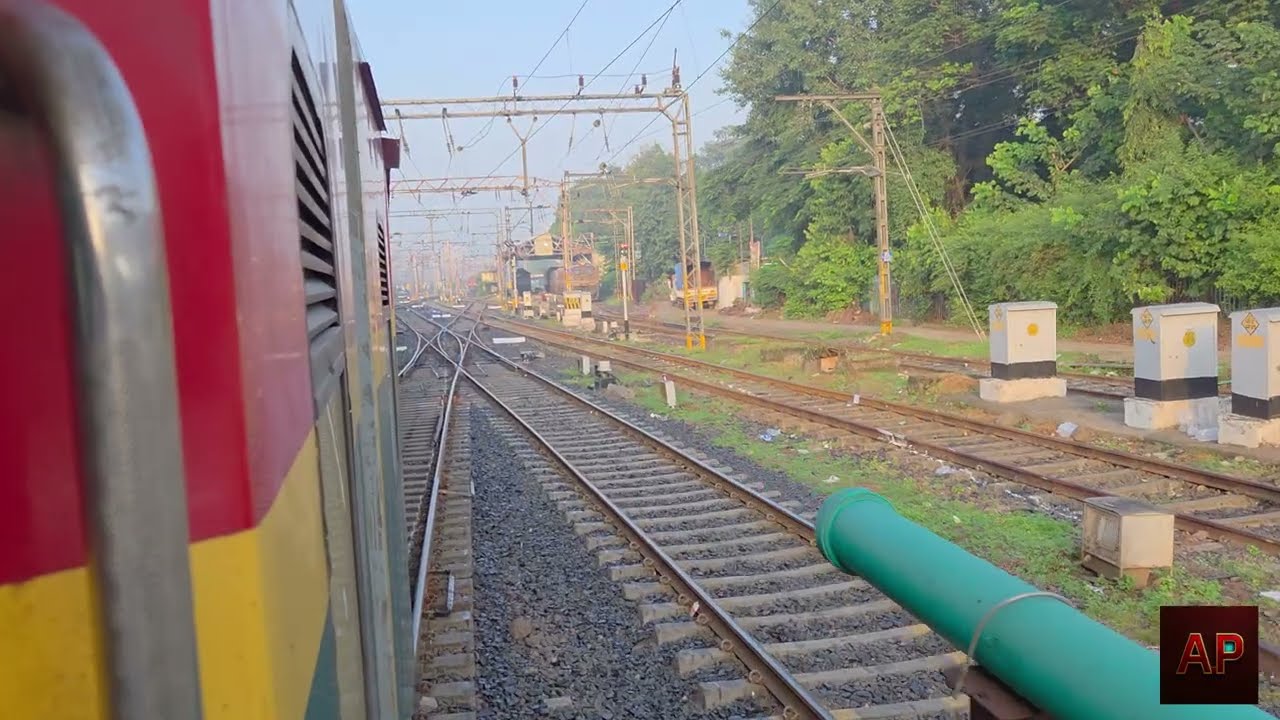 12124 Deccan Queen Departing from Pune Junction
