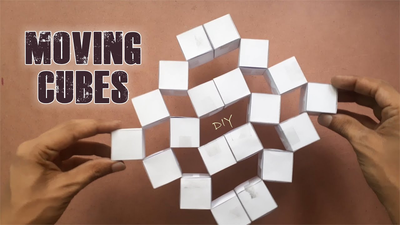 How to make Moving Cubes | Paper Craft | Infinity Cube
