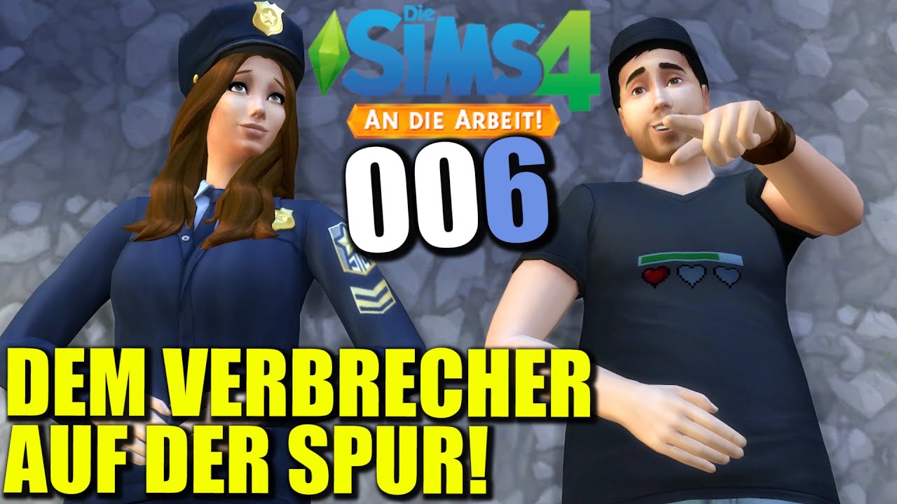 Sims 4 An die Arbeit - Let's Play Deutsch Gameplay #006 Tatort | Erweiterung