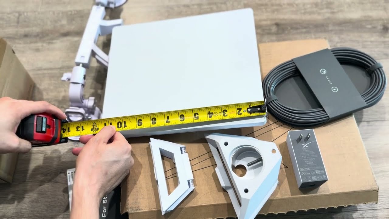 Распаковка Starlink Mini и сравнение размеров!