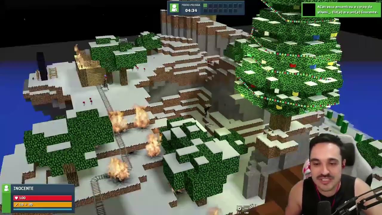Heitir e amigos jogando Gmod de Natal 2025