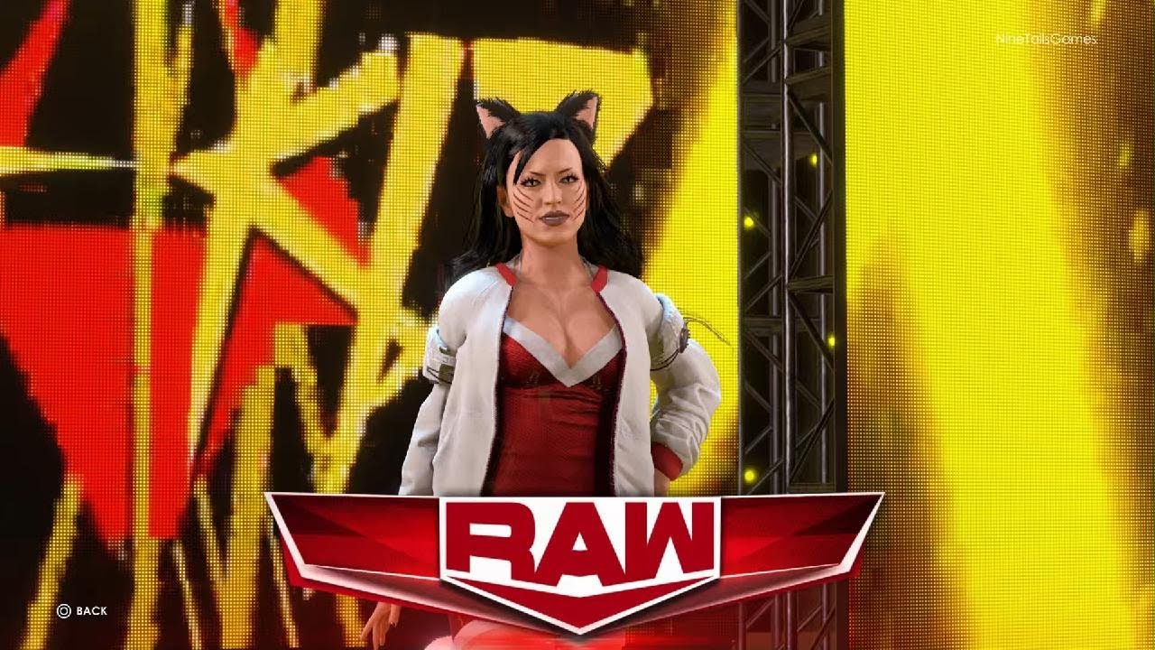 WWE 2K22 i made league of legends Ahri