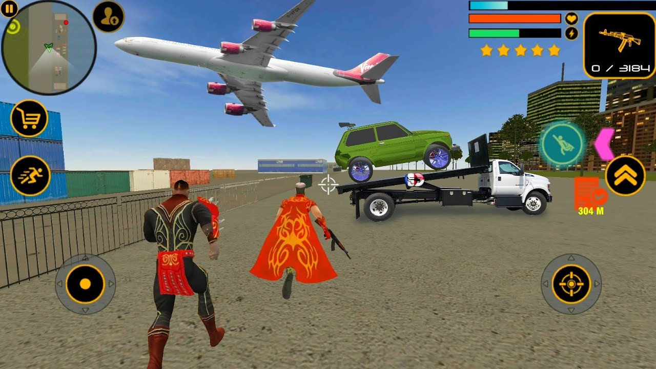 Low Flying Aircraft - Naxeex Superhero New Update 2021 | Android Gameplay