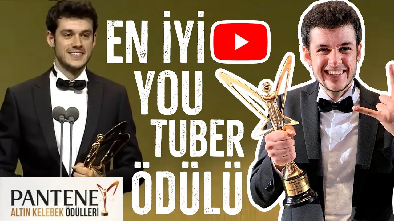 EN İYİ YOUTUBER ÖDÜLÜNÜ ALDIM / ALTIN KELEBEK