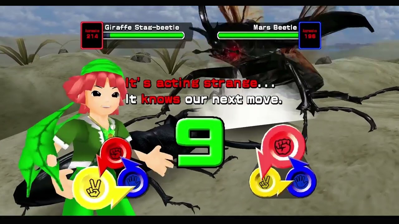 [Request] Giraffe Stag beetle Wasteland Forest Gameplay [Mushiking 2006 English Version] #Mushiking