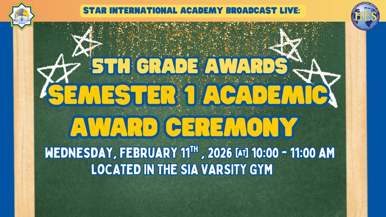 Semester 1 Academic Award Ceremony 5th Grade Awards  📱