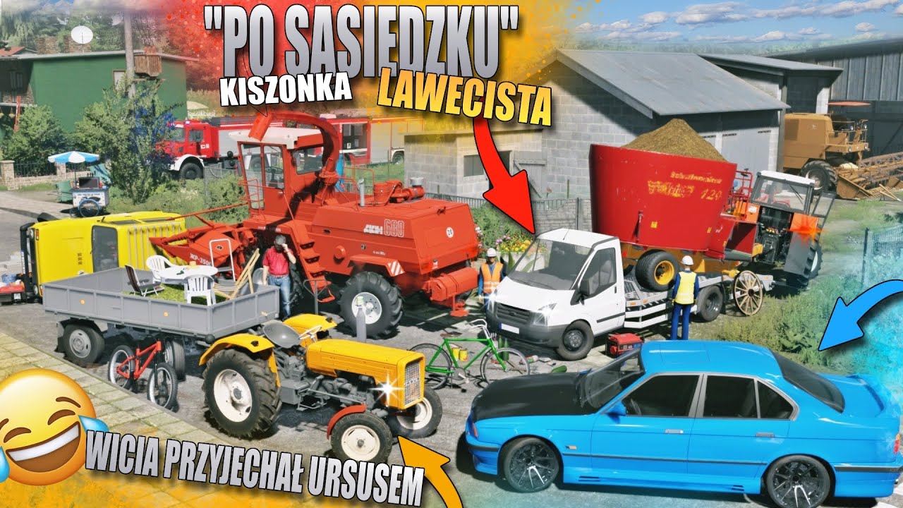 Wypadek! Lawecista, Sąsiad & Kupiec🚛 