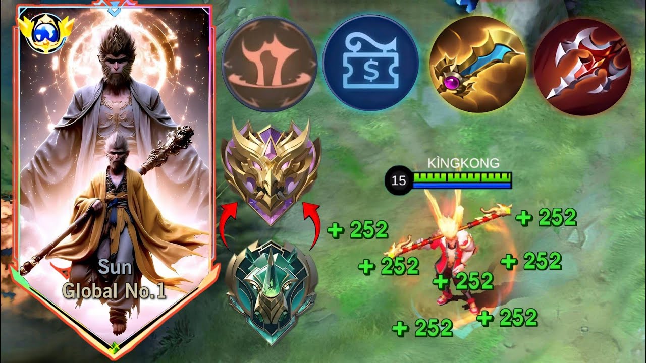 SUN BUFF NEW BEST GUIDE TO RANK UP FASTER IN S35! (winstreak build and emblem 2024🔥)