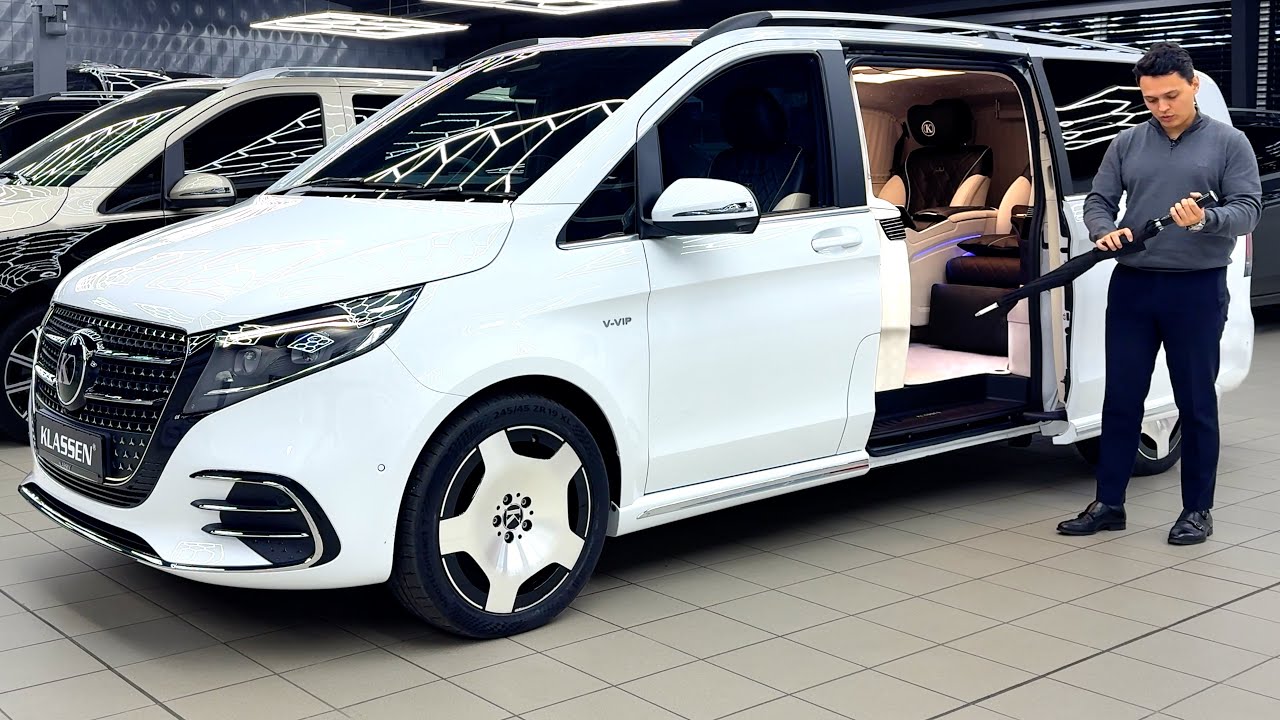 2025 Mercedes V Class VIP Right Hand by Klassen - Full Review Interior Exterior