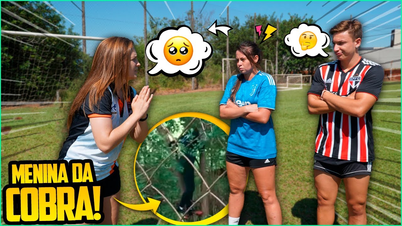 A MENINA QUE COLOCOU A COBRA NO MATO JOGOU CONTRA ELA!! ( teve briga? )