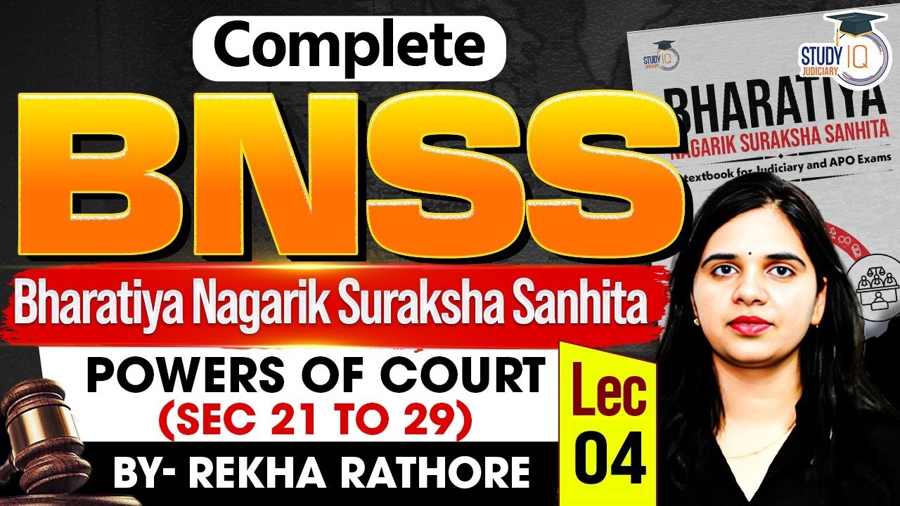 BNSS 2023 Powers of courts sec 21 -29 | Complete Bhartiya Nagarik Suraksha Sanhita