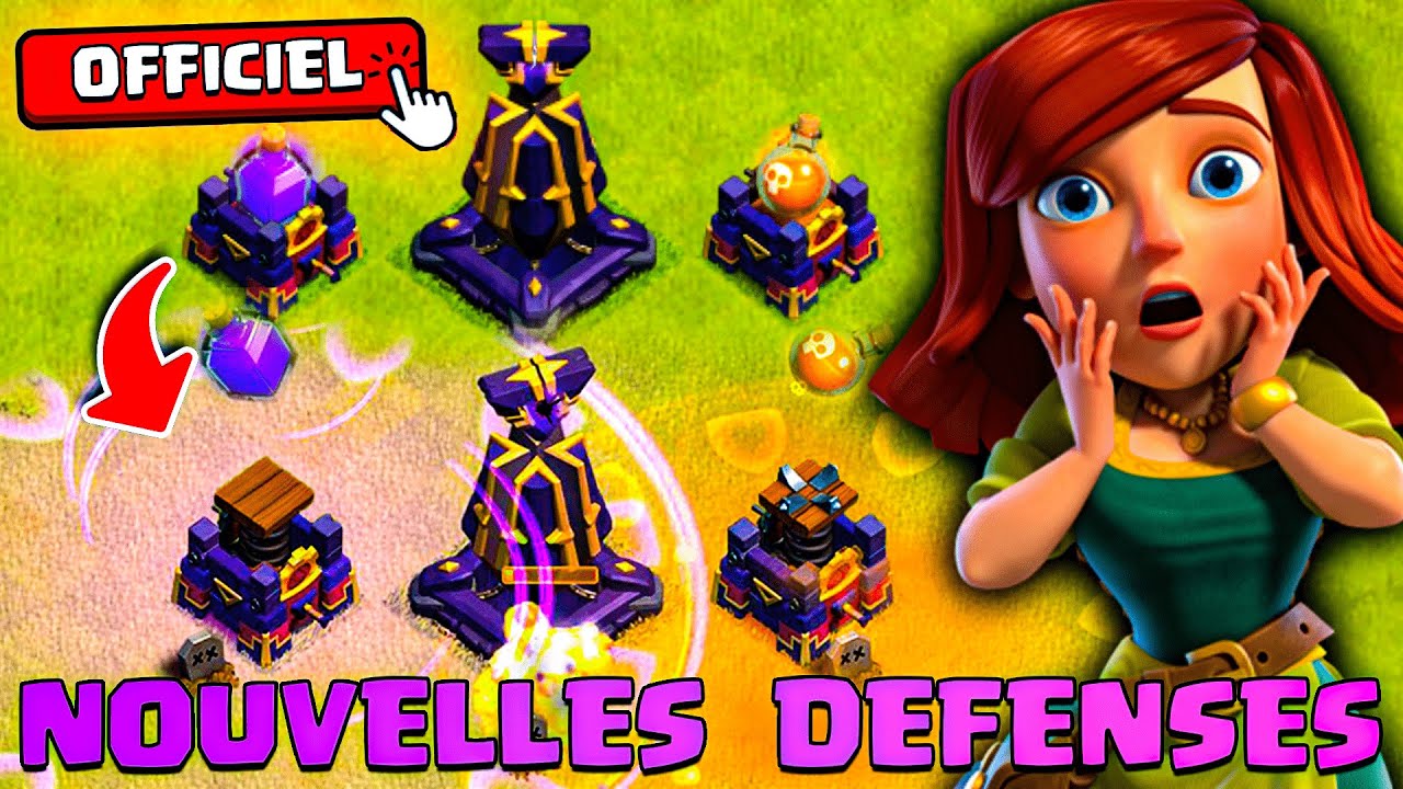 LES 2 NOUVELLES DEFENSES DE L'HDV 15 EXPLIQUÉ ! Clash of clans FR