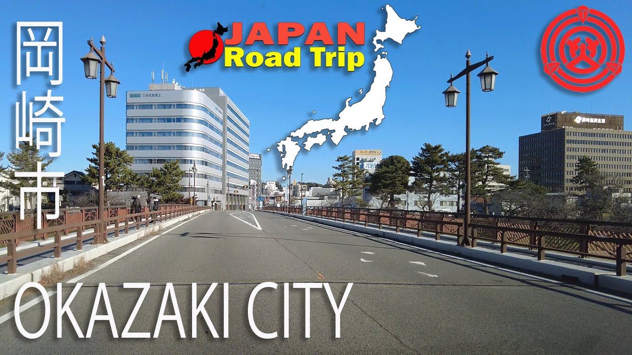 Driving around Okazaki City towards AEON MALL, Aichi Prefecture, Japan | DJI Pocket 2 | 4K Rec. 709