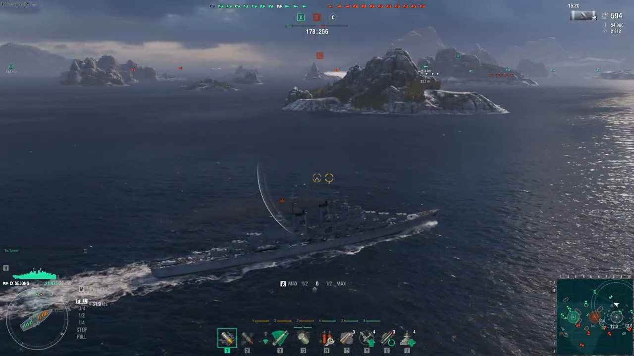 World of Warships | Sejong gameplay Part 1 | #worldofwarships #gaming #military #letsplay #gameplay
