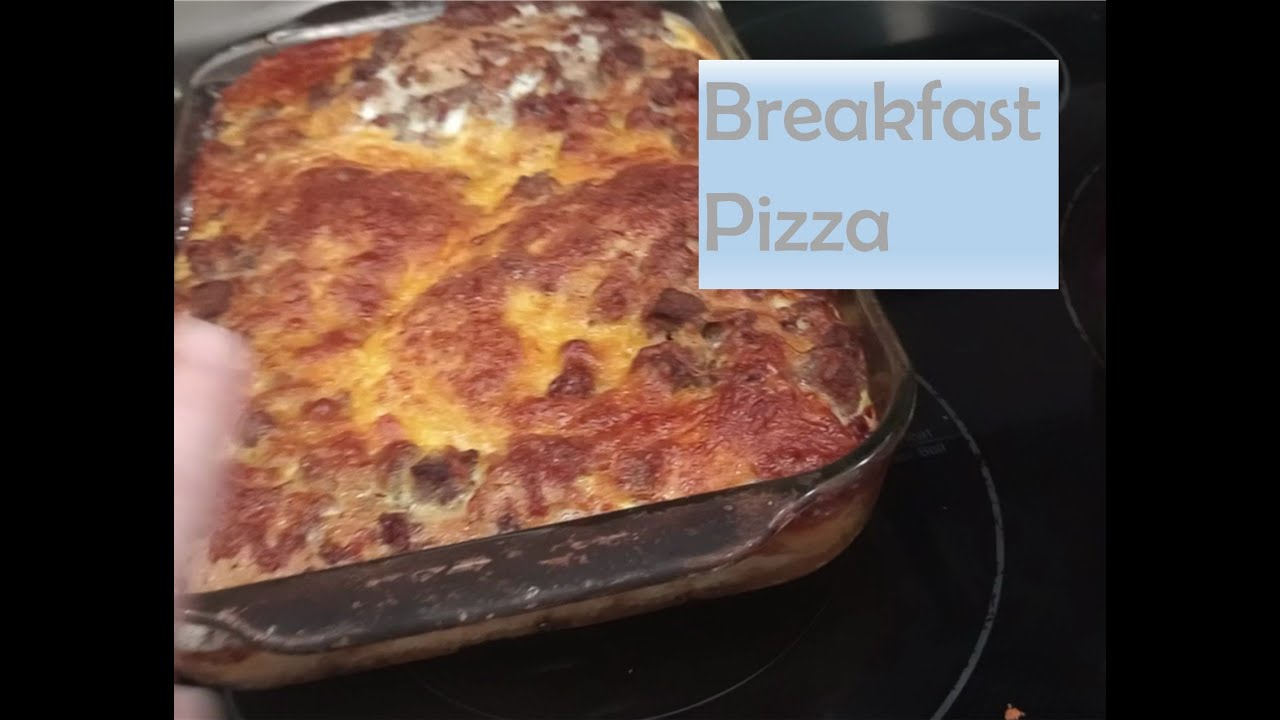 Breakfast Pizza.. Large Family Cooking