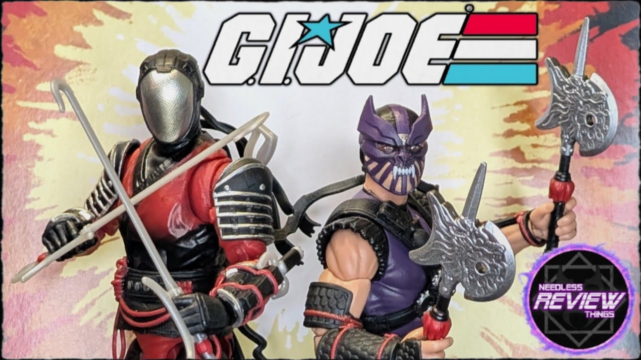 Обзор фигурки GI Joe Classified Series Cobra Ninjas Slice & Dice