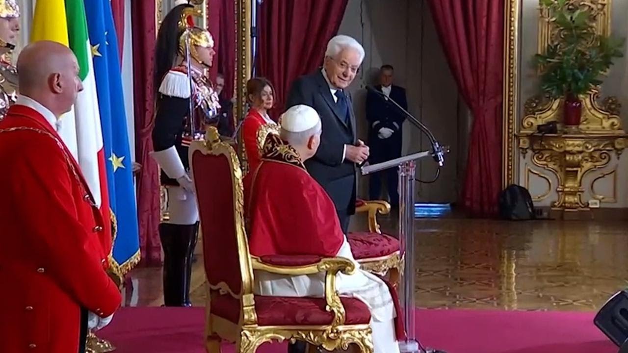 MATTARELLA riceve papa LEONE: 
