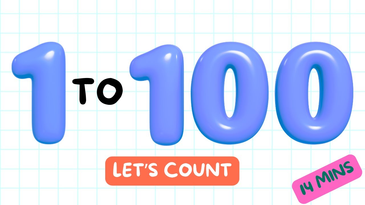 Number 1 to 100 | Kid's Educational Video | Number counting | Preschool Learning