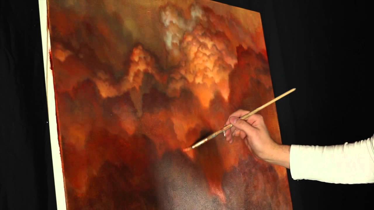 Time Lapse Storm Cloud Surreal Painting Landscape By Tim Gagnon Live and Revisit