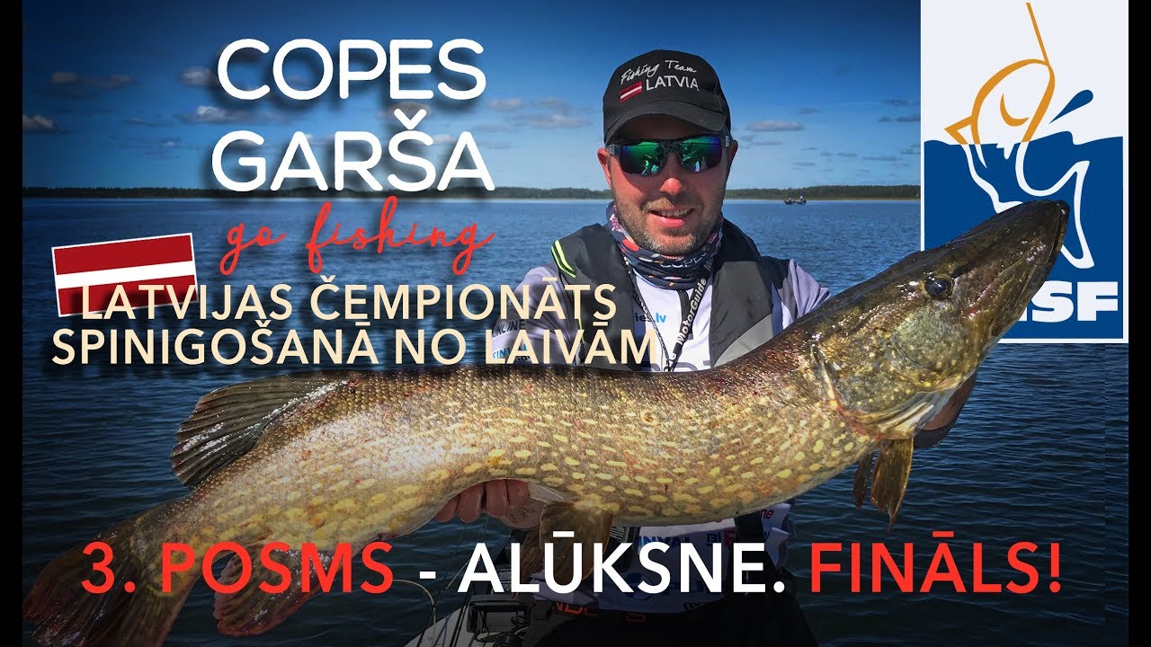 CG# LČ spiningošanā no laivām 2019. 3. posms - ALŪKSNE! [LV;RUS; ENG sub]