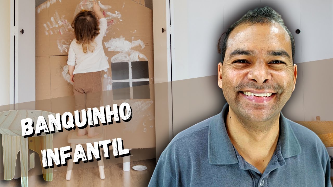 Aprenda fazer um banquinho para criança rápido e fácil!